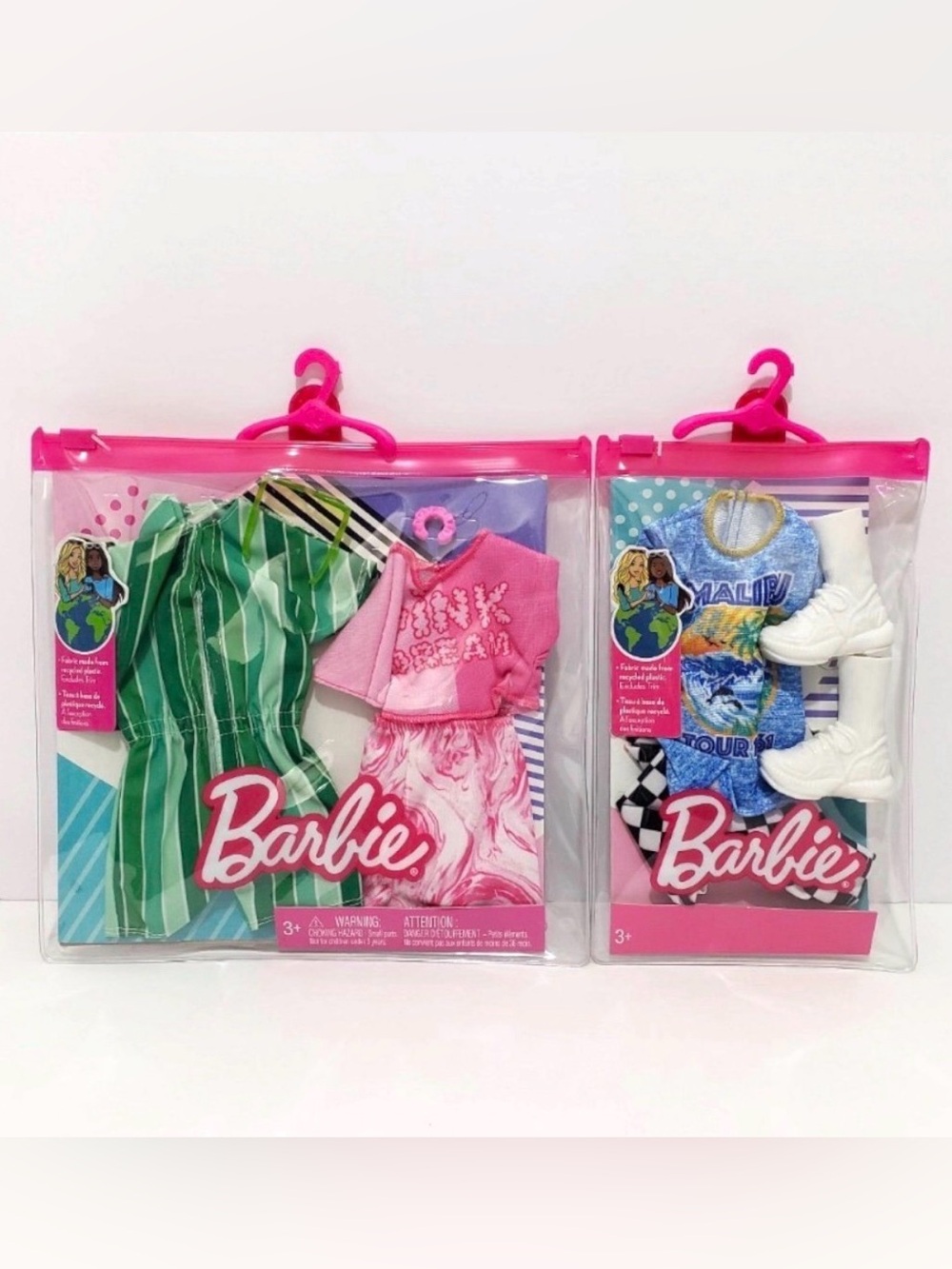 🆕 Barbie & Ken Fashion Clothing Accessories & Ken Malibu Tee Doll Clothes Outfit